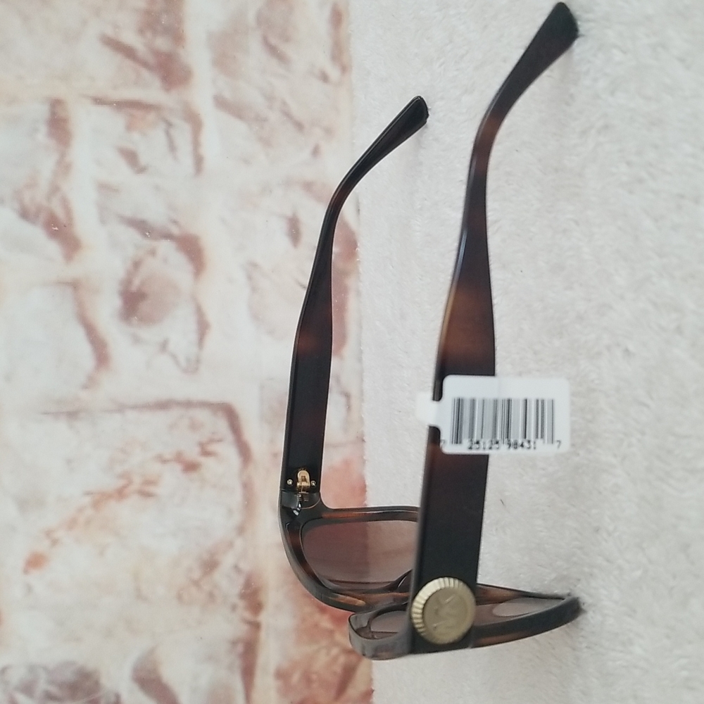 New Michael Kors Dark Tortoise Square Sunglasses - Picture 3 of 12